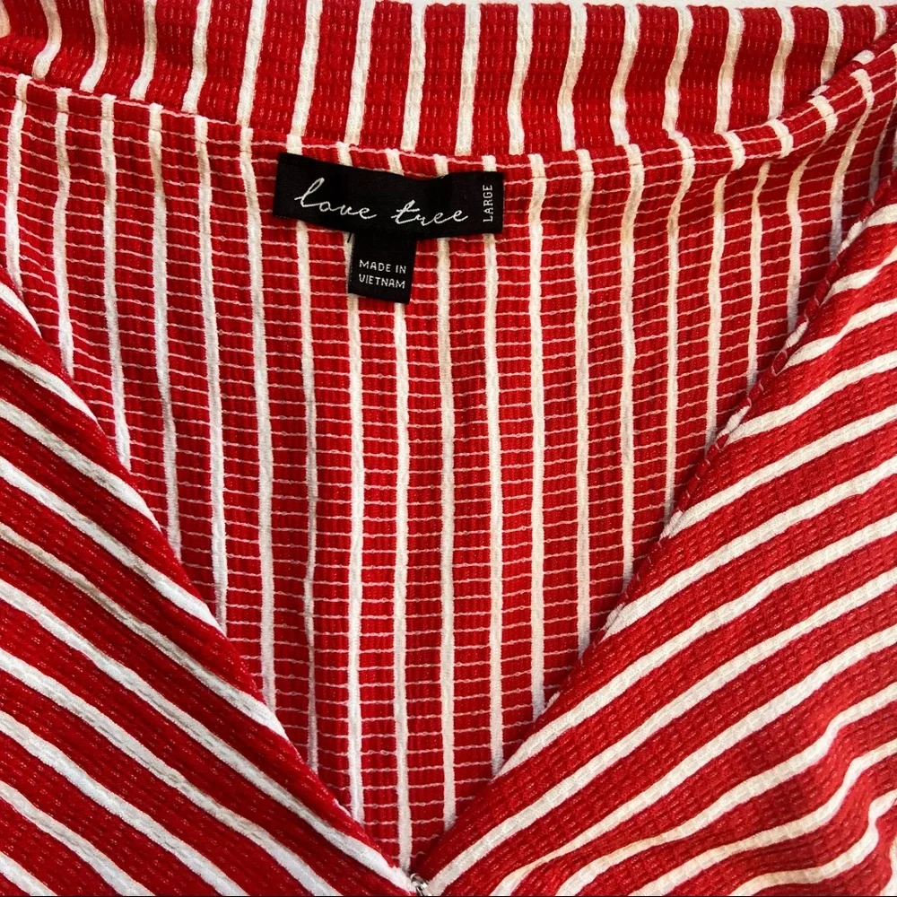 Love tree striped romper LARGE - Picture 11 of 13